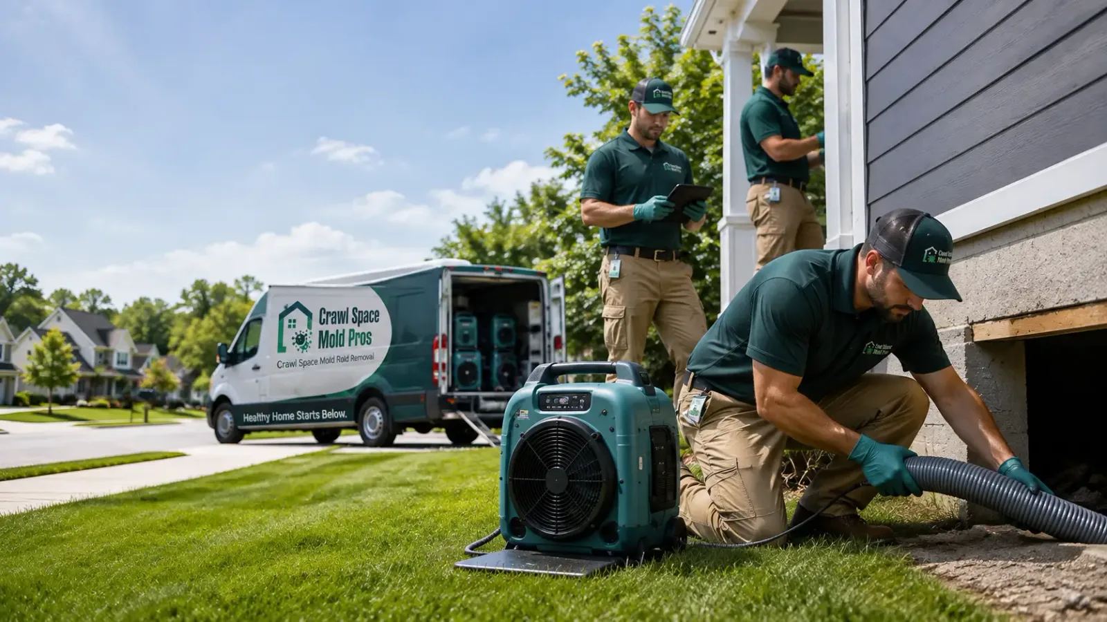Crawl Space Mold Removal in Vergennes, IL